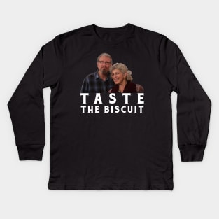 Taste the Biscuit Kids Long Sleeve T-Shirt